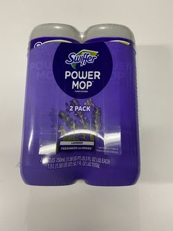 Swiffer Power Mop Floor Cleaner Twin Bottles