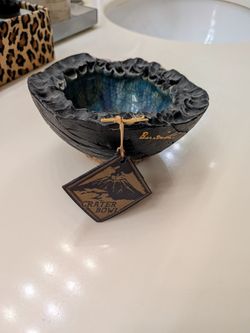 Hawaiian Raku "Crater Bowl"
