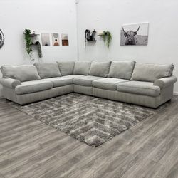 Grey Sectional Couch - Free Delivery 