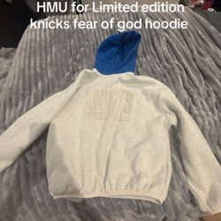 Knicks essentials fear of god limited hoodie