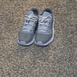 Gray Jordans