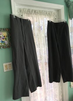 (2) MEN’S SLACKS/TROUSERS Size 48/30 (BOTHl for $25.