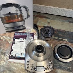 Breville BTM800XL Tea Maker 51 oz, Base + Basket + Lid + Cleaner