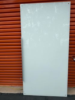 White Glass Dry Erase Board  — 36” x 72”