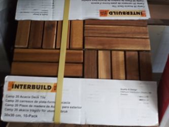 interbuild real wood 30×30 cm. Pack 10