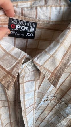 Y2K Southpole Authentic Collection plaid shirt