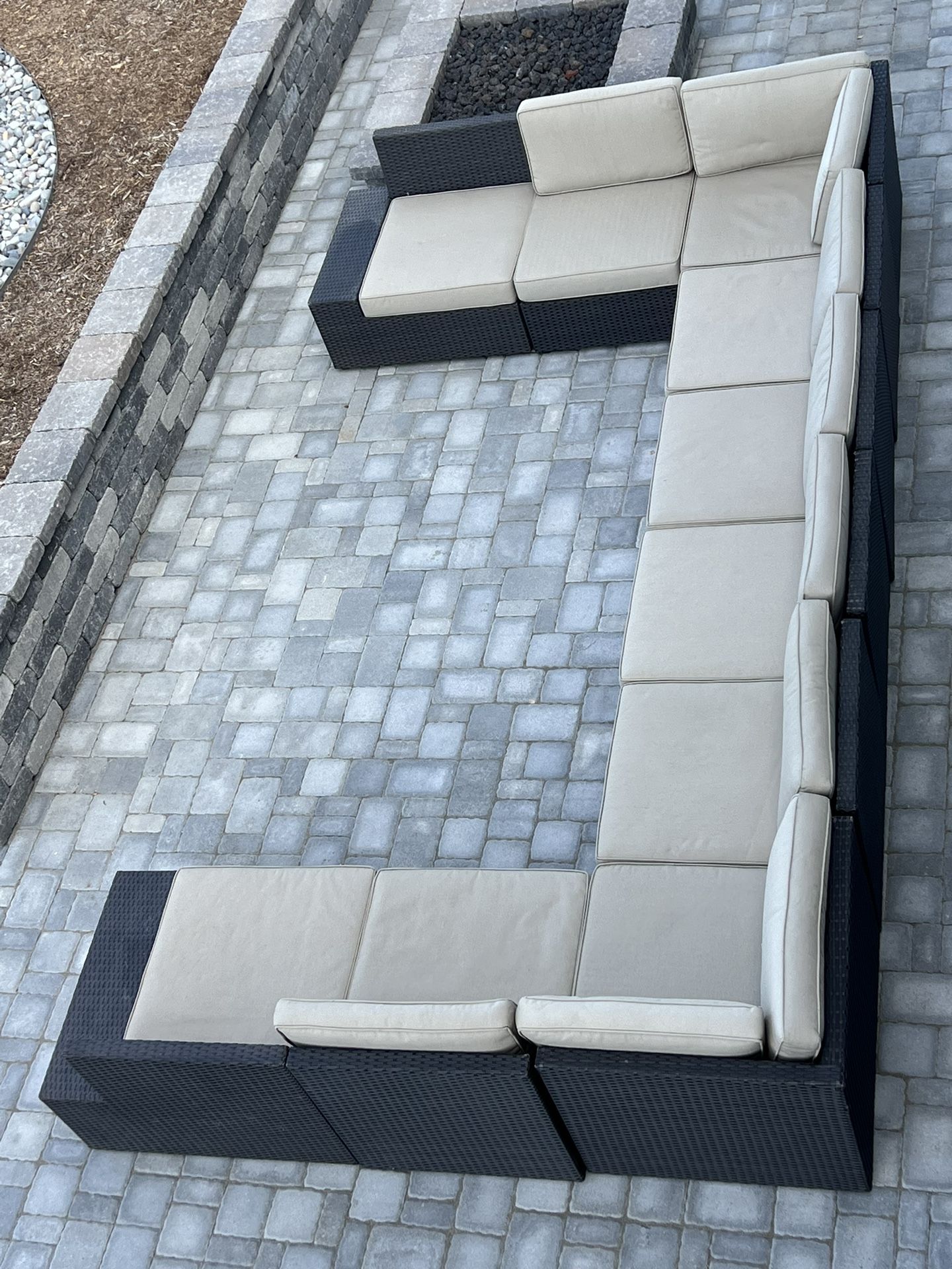 Patio Sectional Set