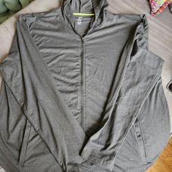Pro Player Men's 3X Grey Zip-Up Hoodie