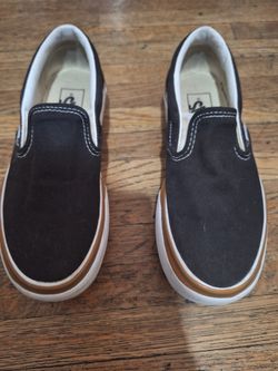 Vans slip on platform sneakers
