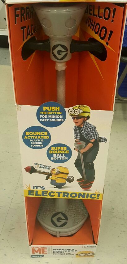 Minions Electronic Pogo Stick with Interactive Sounds