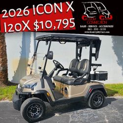 2026 Icon X I20x Golf Cart With Golf ⛳️ Package