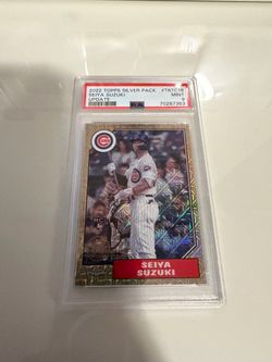 Topps 2022 Seiya Suzuki RC Insert #T87C-16 Cubs PSA 9
