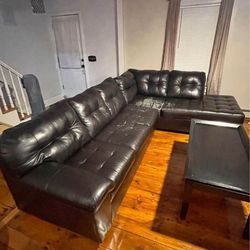 Leather Sectional For Sale 