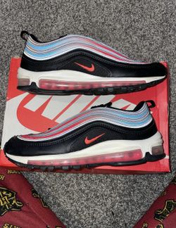 Nike Air Max 97 pure platinum/university red-white