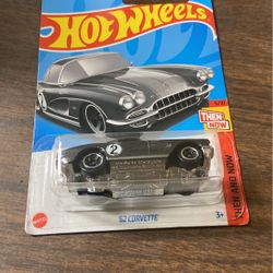 62 Corvette (dark grey colour) - Hot Wheels Then and Now 2023 (5/10) (216/250)