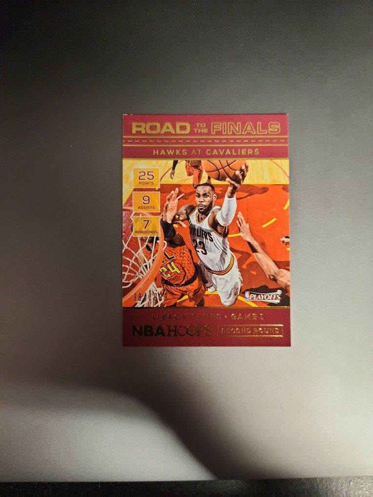 Lebron James 2016-17 Road To The Finals #984/999 Cleveland Cavaliers