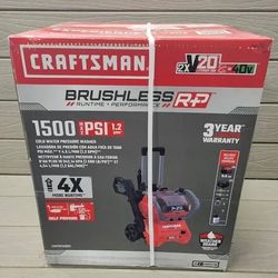 Craftsman 1500 PSI Brushless RP Pressure Washer