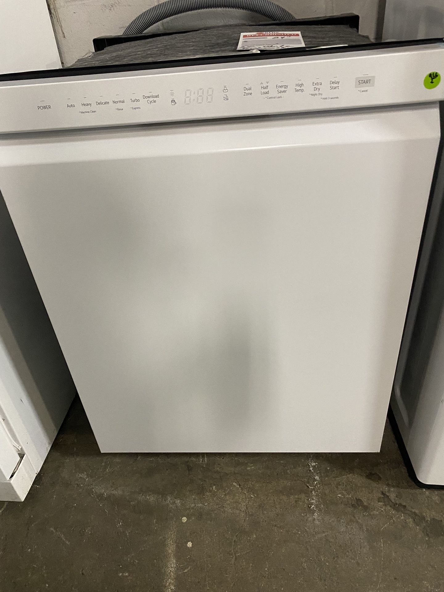 LG White Dishwasher
