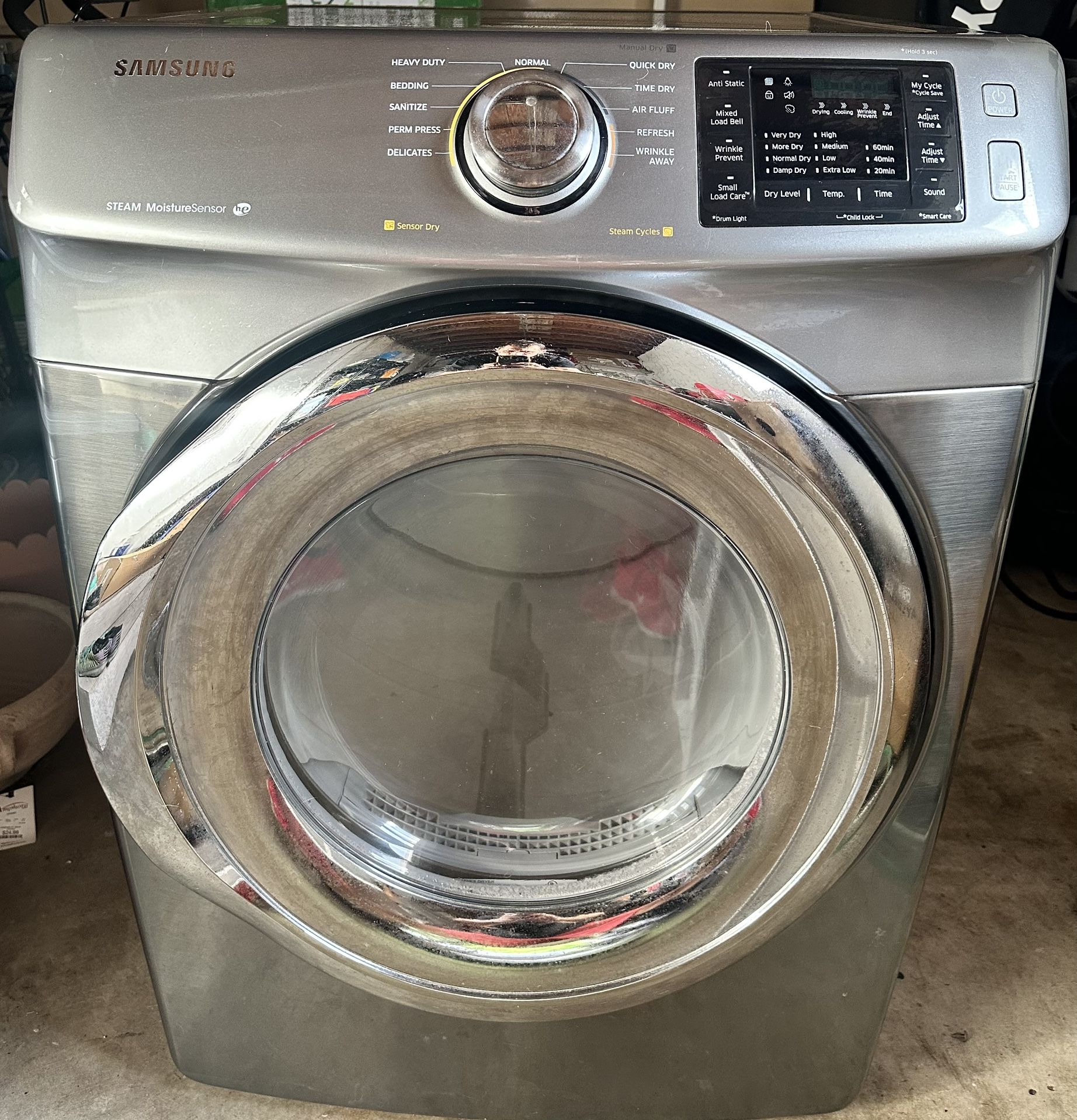 Electric Samsung Dryer With STEAM Option