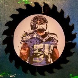 Bobby Wagner Seattle Seahawks Decorative Saw Blade