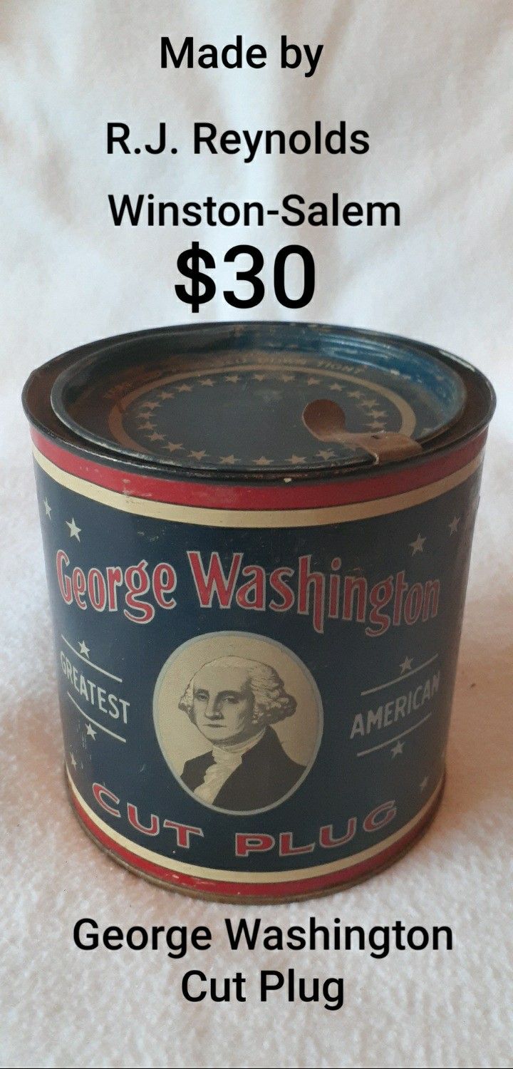 RJ Reynolds Tobacco tin & Cooper Tubs