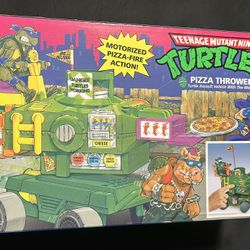 2024 Classic Teenage Mutant Ninja Turtles Pizza Thrower Vehicle TMNT New In Box