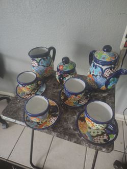 Mexican Pottery Set
