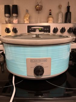 Black & Decker Crockpot 7qt- Turquoise