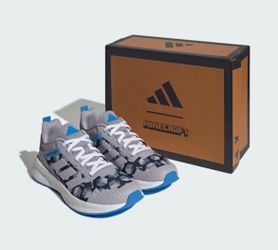 Minecraft Adidas boys size 4.5 new with tags