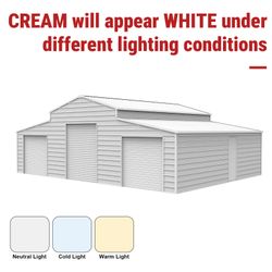 42FT x 30FT Heavy-Duty Metal Garage Storage Shed – Weather-Resistant Steel Structure for Home & Farm Use - The customer must have unloading capabiliti