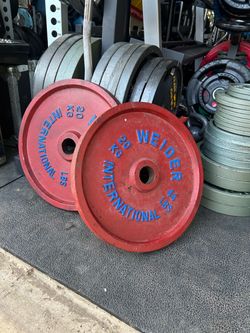 40kg total 2- plates
