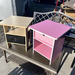 2- Bin Drawer End Table