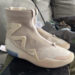 Fear Of God Nike Air 1s Oatmeal