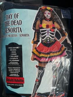 Day of the Dead Senorita XL costume