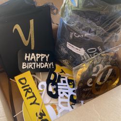 30th birthday Decorations & favors