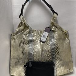 VINCE CAMUTO SIGNATURE BAG, Platinum