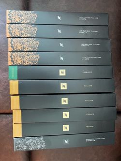 Nespresso Coffee Capsules 10 Boxes Mixed Flavors