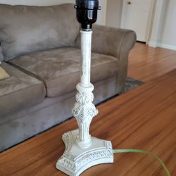 Vintage lamp, shabby chic style