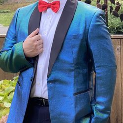 Men’s Tuxedo Jacket Shawl Lapel Blazer Suit Jacket 