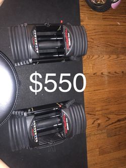 PowerBlock Pro Adjustable Dumbbells 5–70 lb Set + Optional Bench