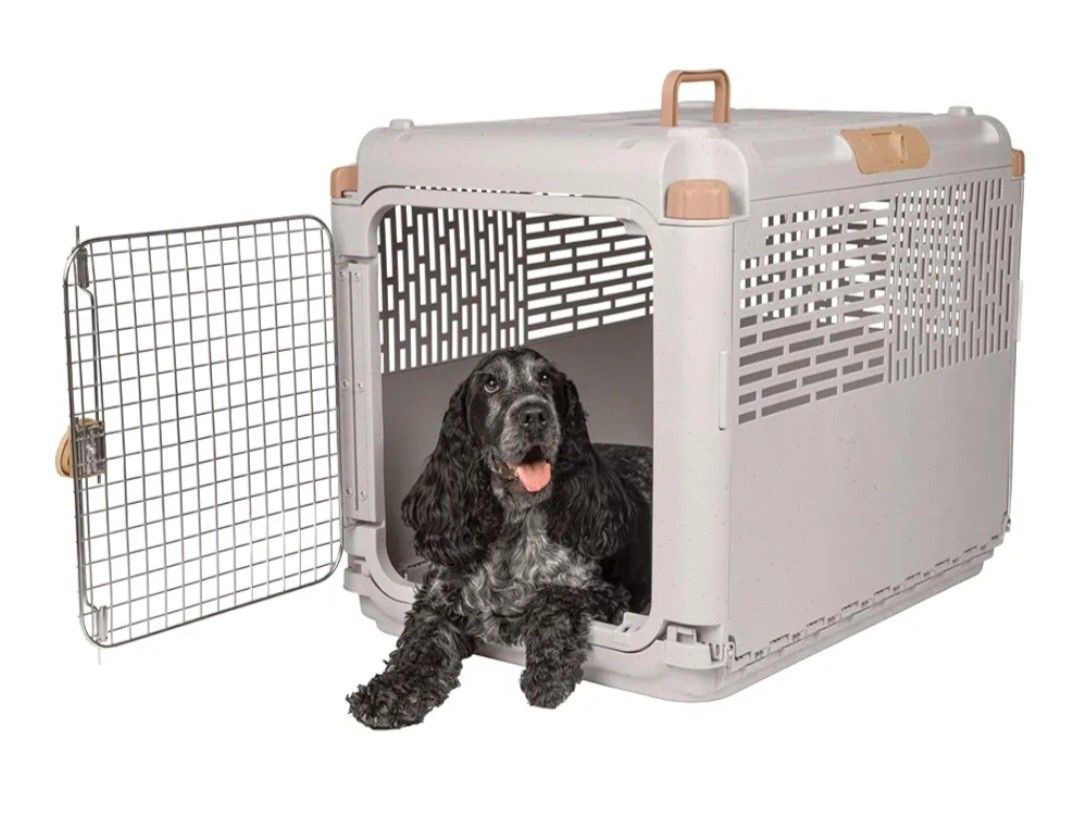 Collapsible Pet Kennel, 30" Medium (Tan)