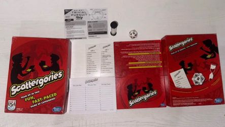 Scattergories Game