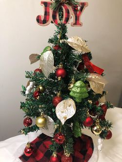 Mini Decorated Christmas Tree