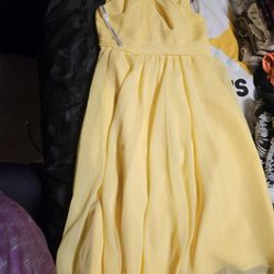 Yellow Bridesmaid Dress