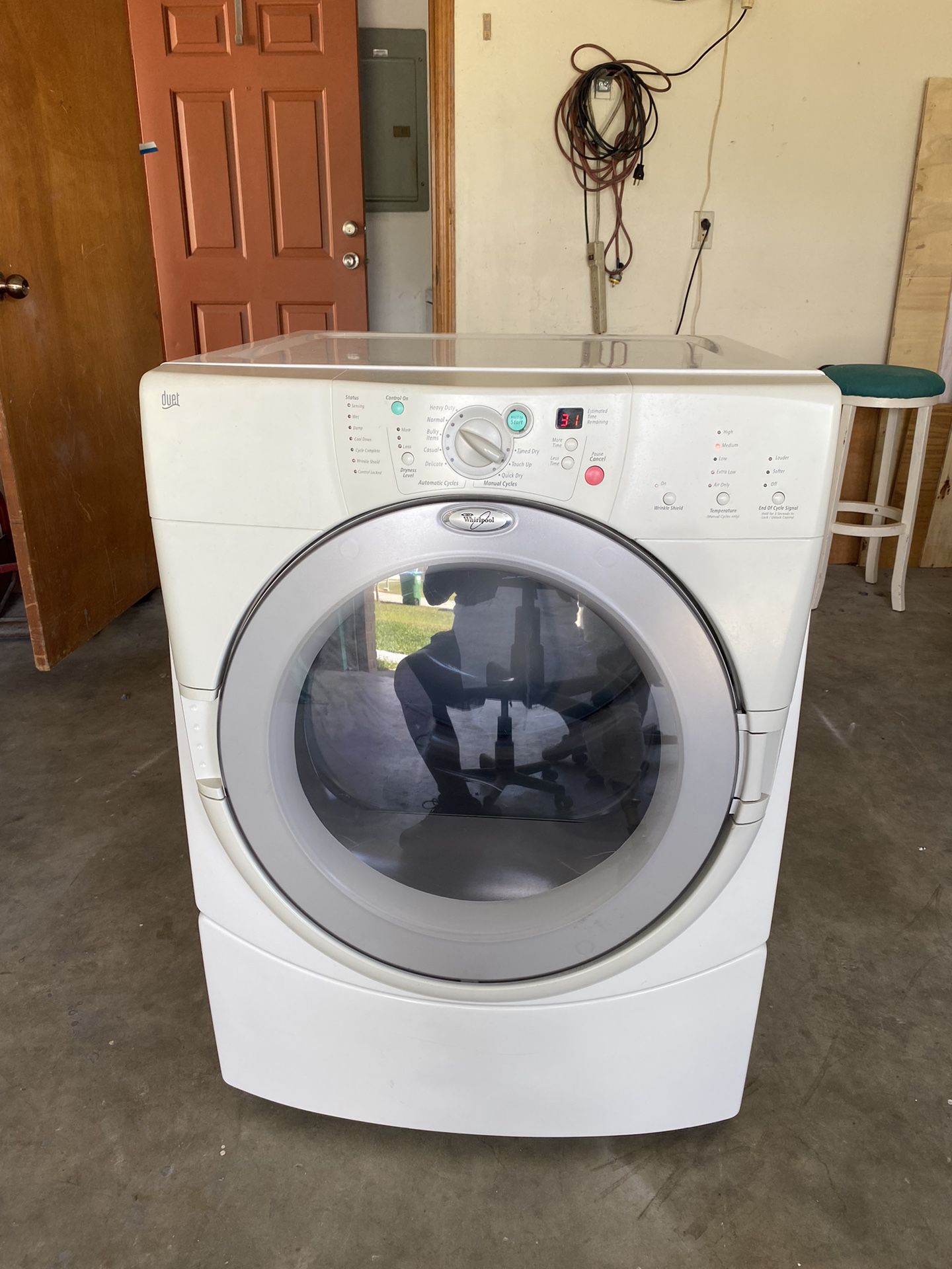 Whirlpool Duet Heavy Duty Electric Dryer Working Perfect Condition 