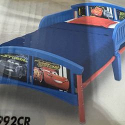Disney Cars Toddler Bed With Mattress!