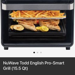 NuWave Todd English Pro-Smart Grill Air Fryer Oven (15.5 Qt)