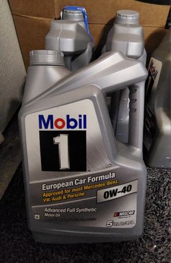 Mobile 1 European Full Synthetic  Motor Oil