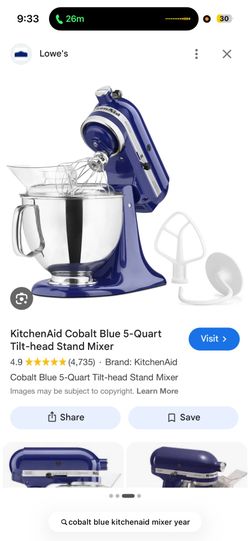 Kitchen aid stand mixer