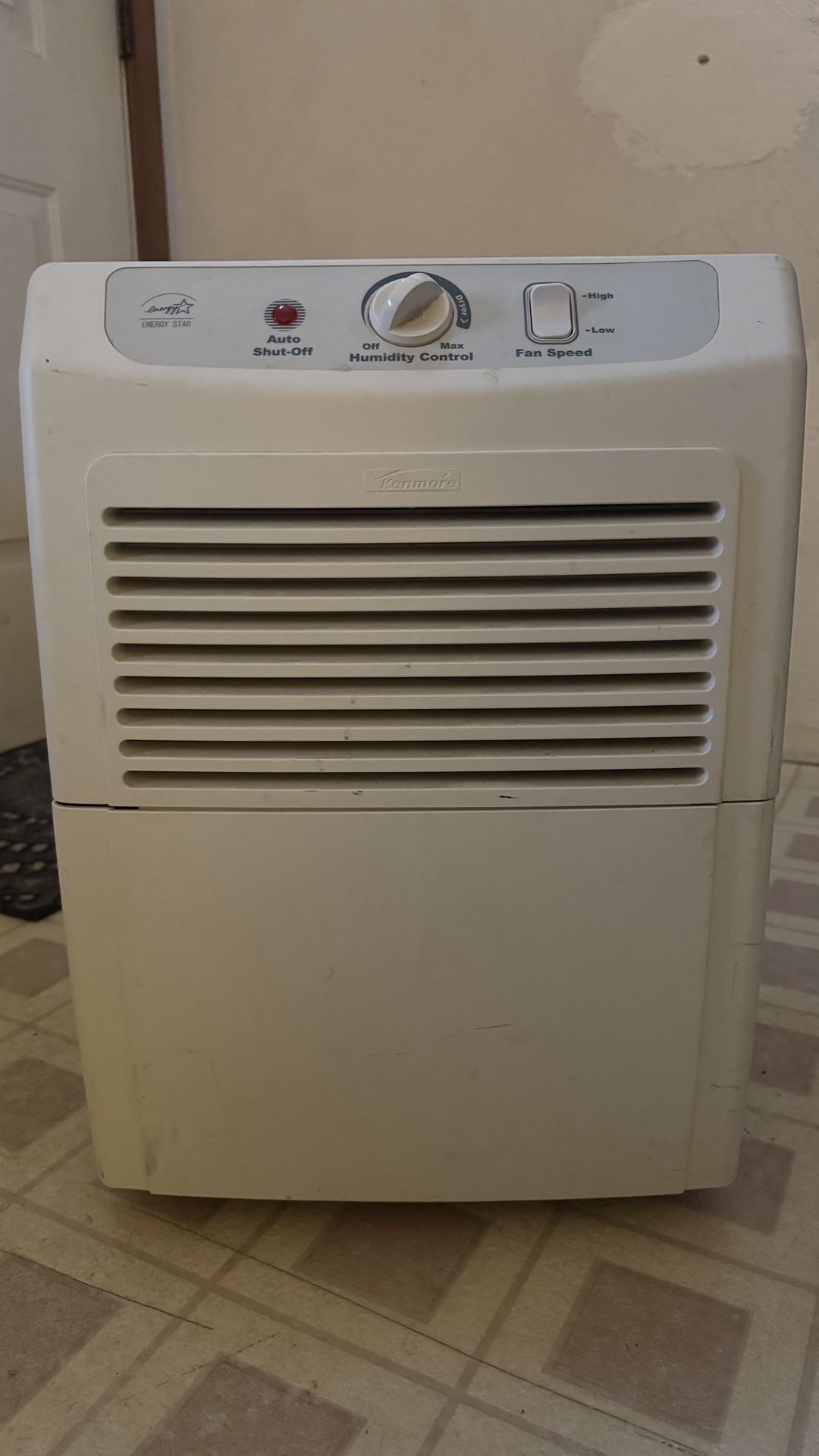 Kenmore 50-Pint Dehumidifier – Untested / As-Is – $20 OBO